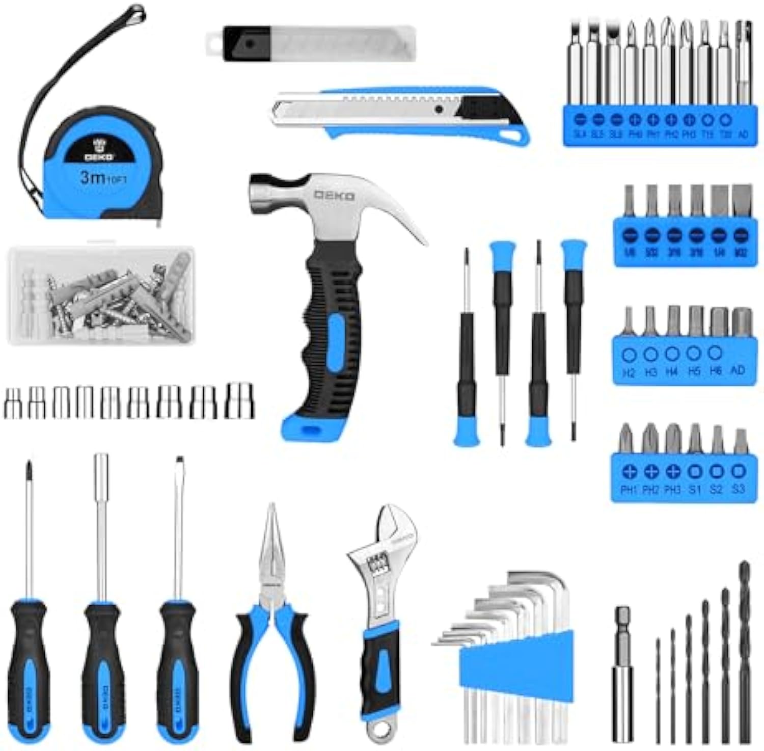 8V Cordless Drill Driver Kit – 1.5 Ah Battery, Type-C, LED Light, 55-Piece Tool Set