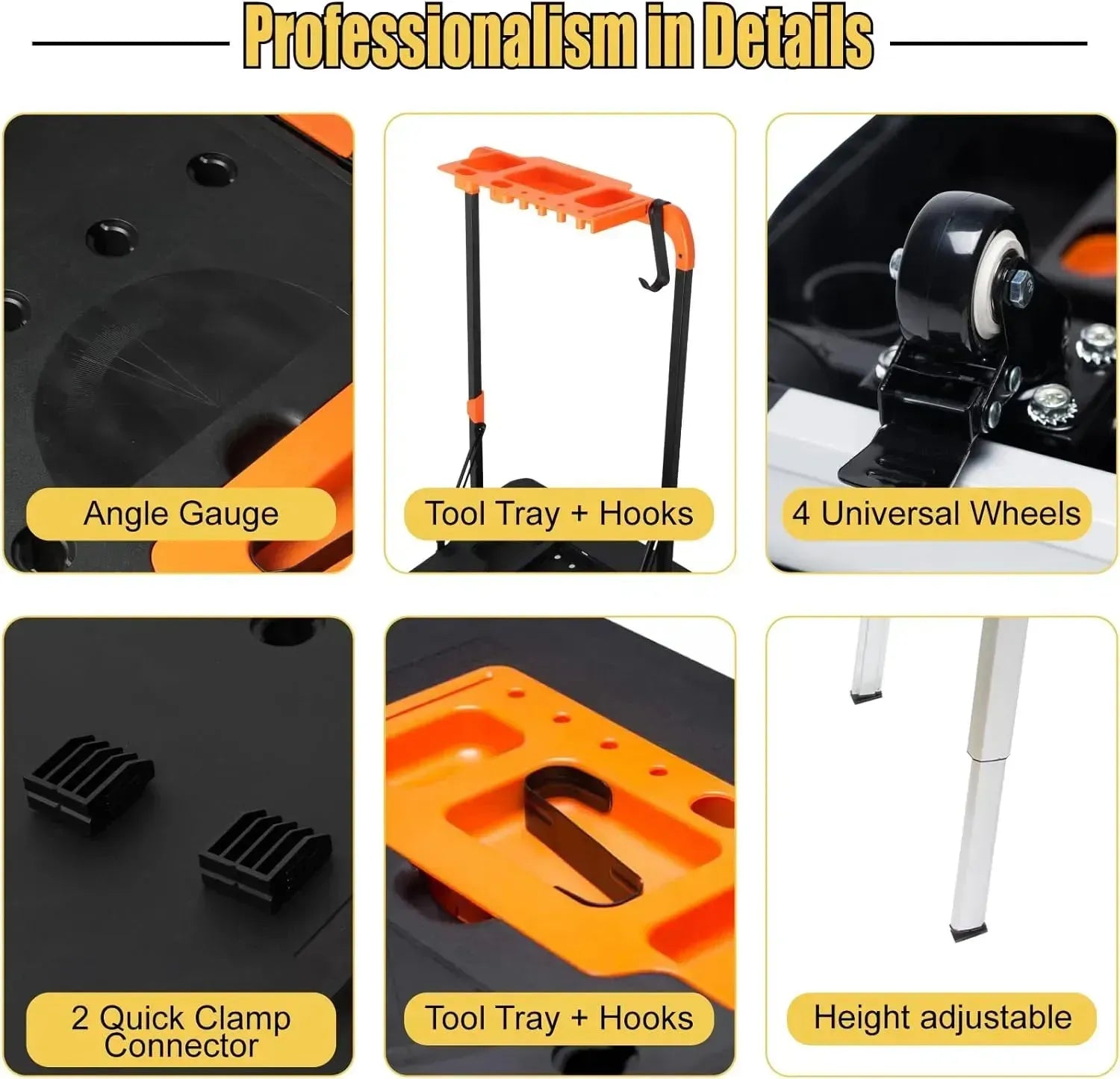 7-IN-1 Multifunctional Portable Workbench — One Tool, Endless Possibilities